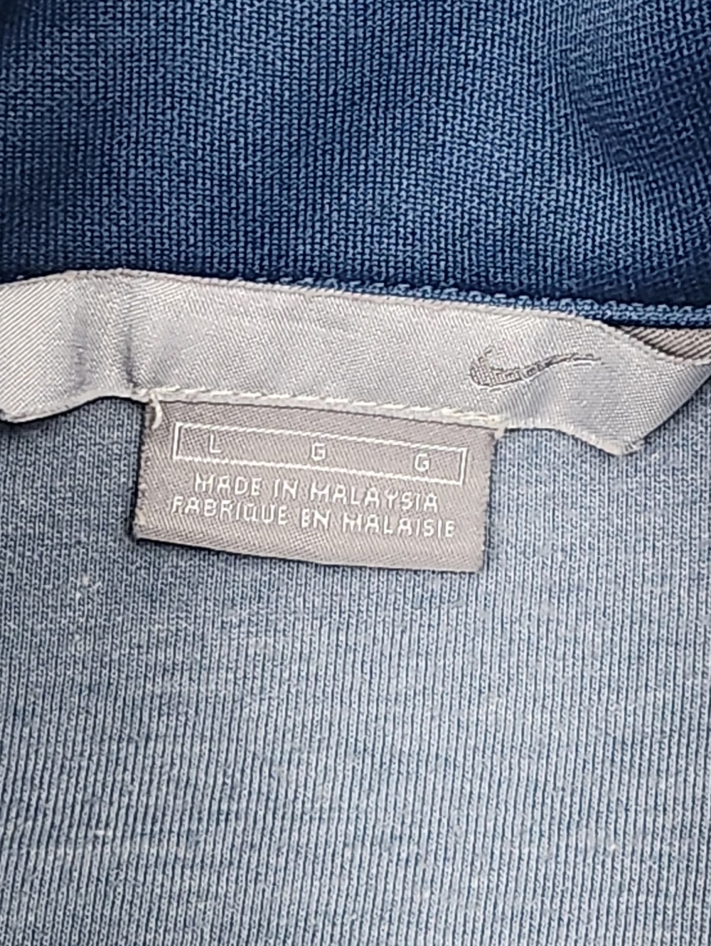 Nike Logo Blue 2 Stripe Zip Up Track Jacket. Large - Picture 7 of 10